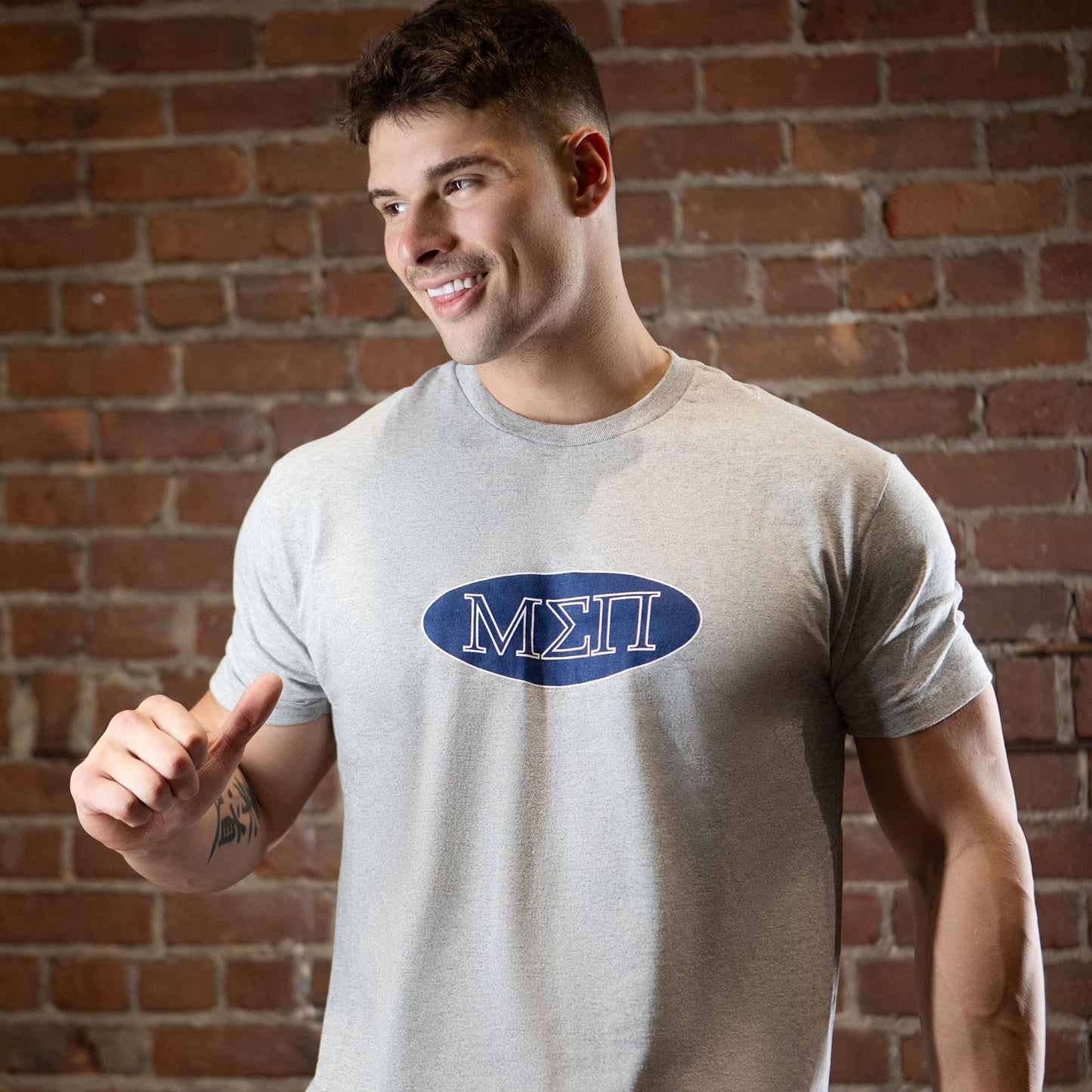 VARSITY T-SHIRT GREY