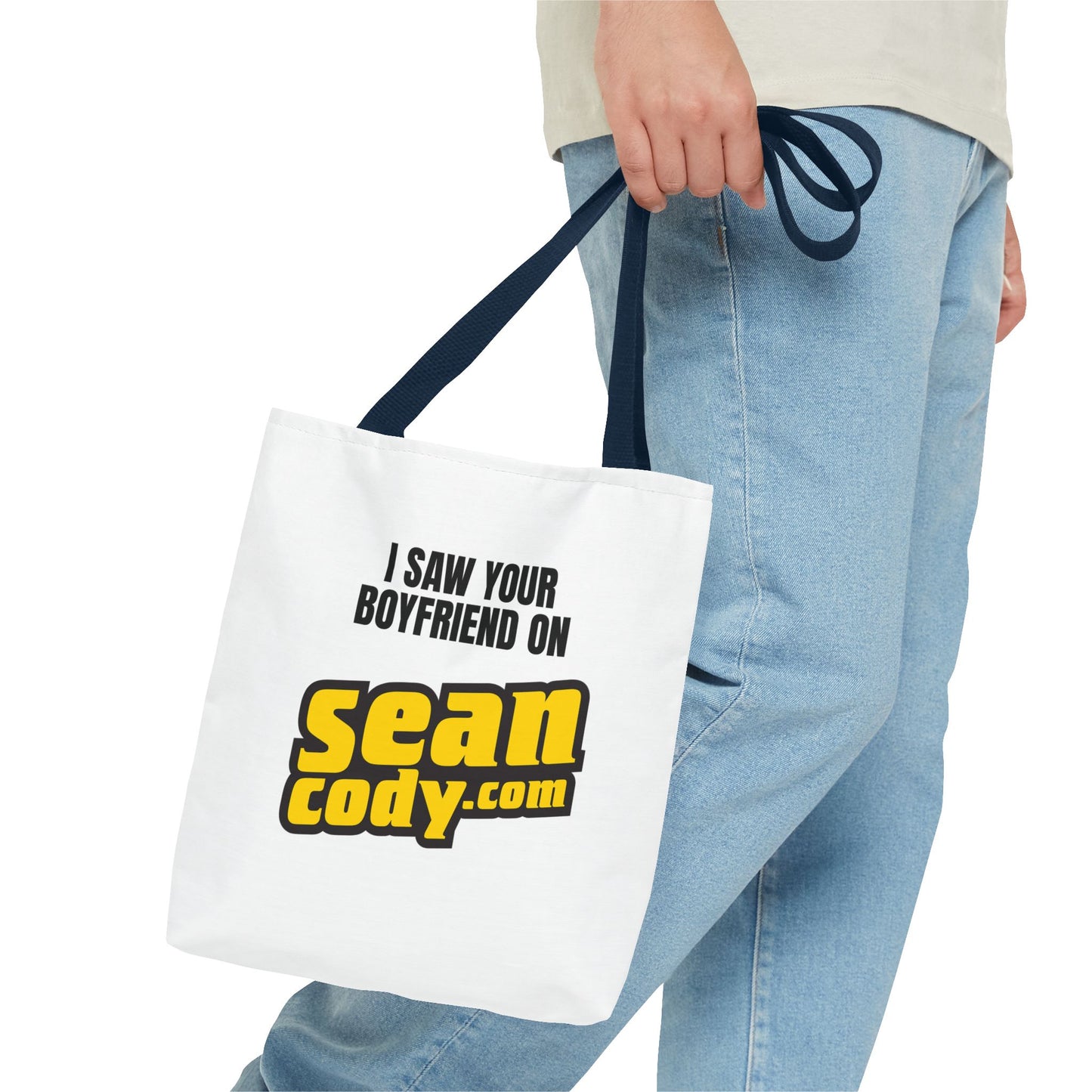 SEANCODY SAW YOUR BOYFRIEND TOTE
