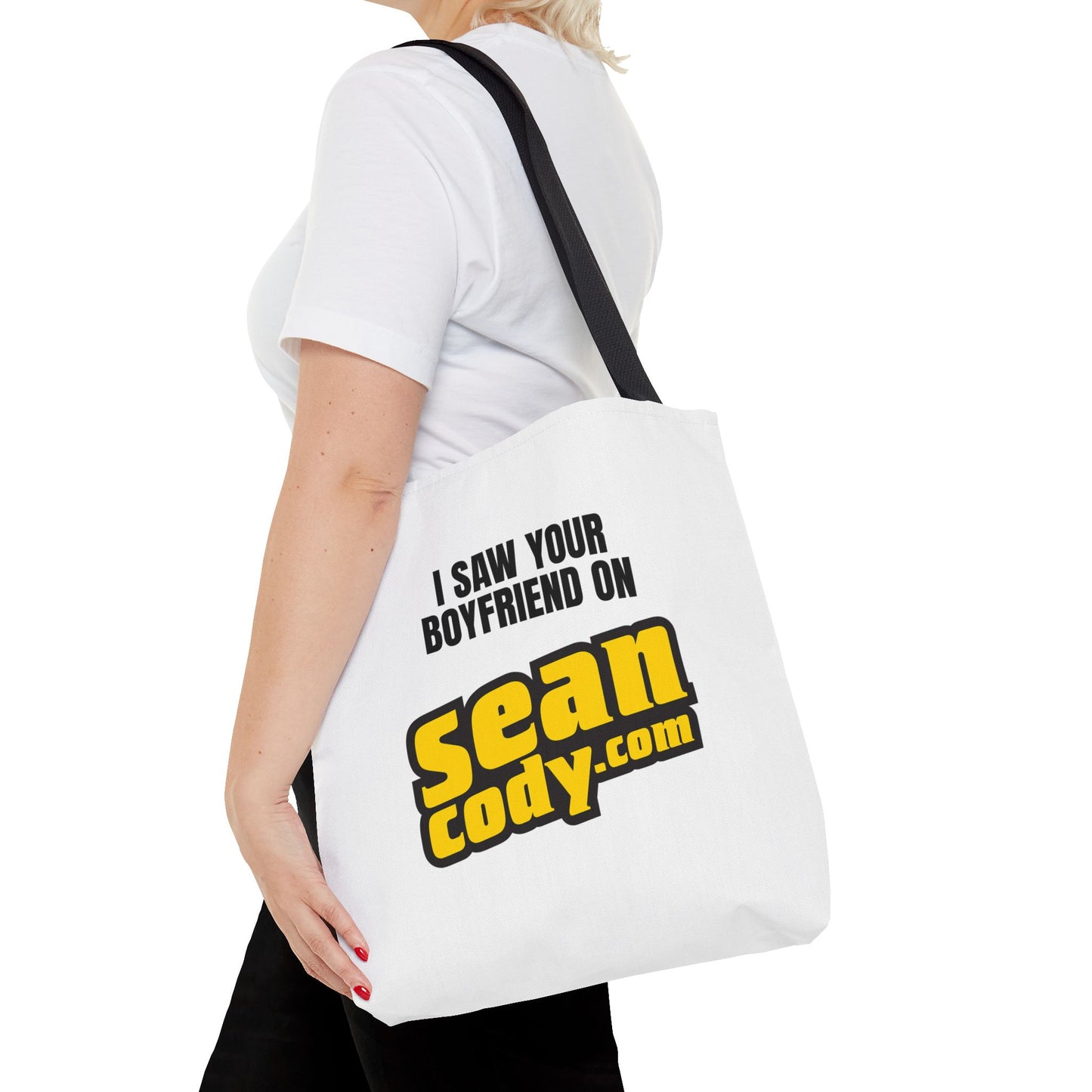 SEANCODY SAW YOUR BOYFRIEND TOTE