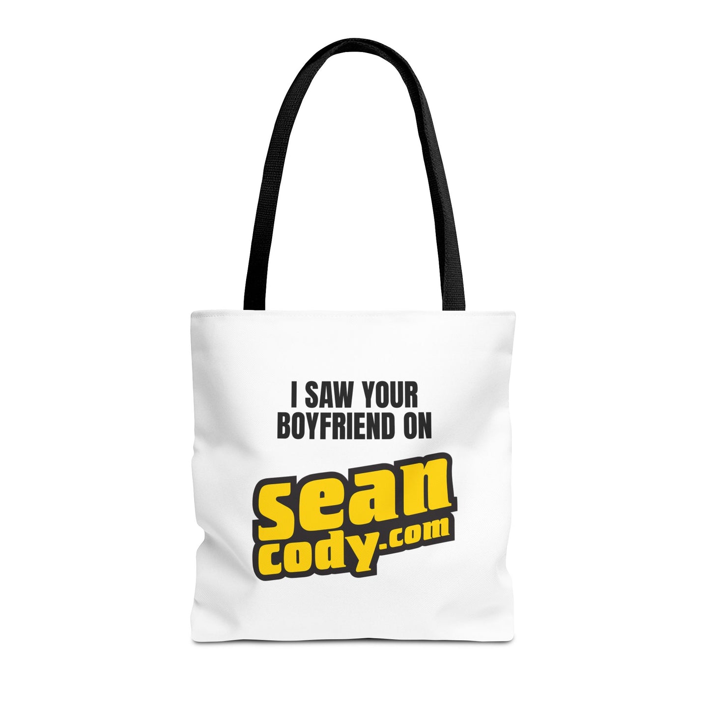 CANVAS BOYFRIEND TOTE W/ CONTRAST HANDLE
