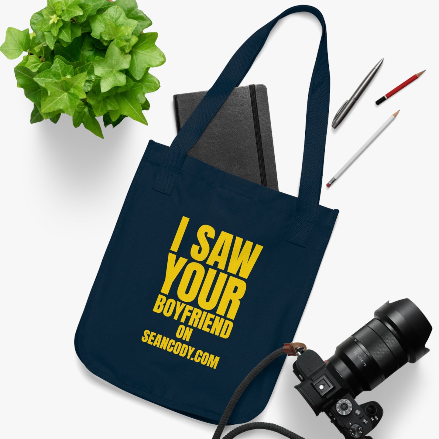 ORGANIC CANVAS BOYFRIEND TOTE