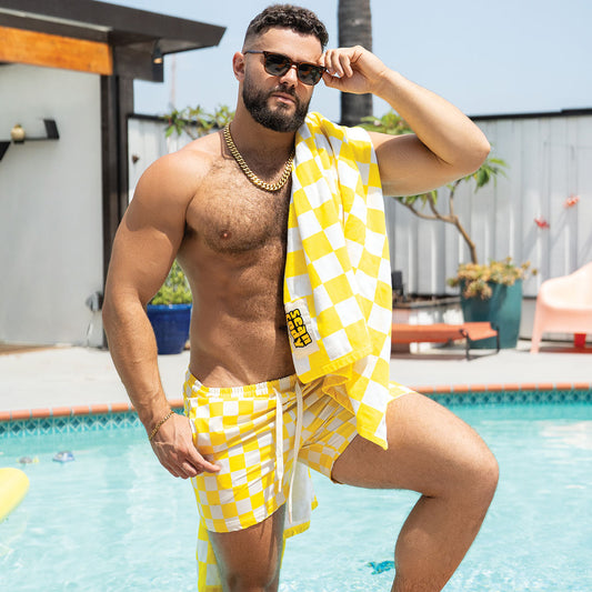 SeanCody Checkered Beach Towel
