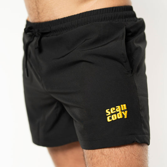 SEANCODY SWIM TRUNKS- BLACK