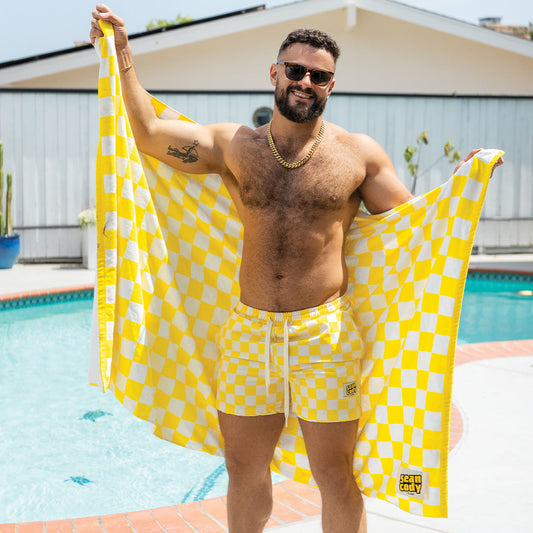 SeanCody Checkered Beach Towel